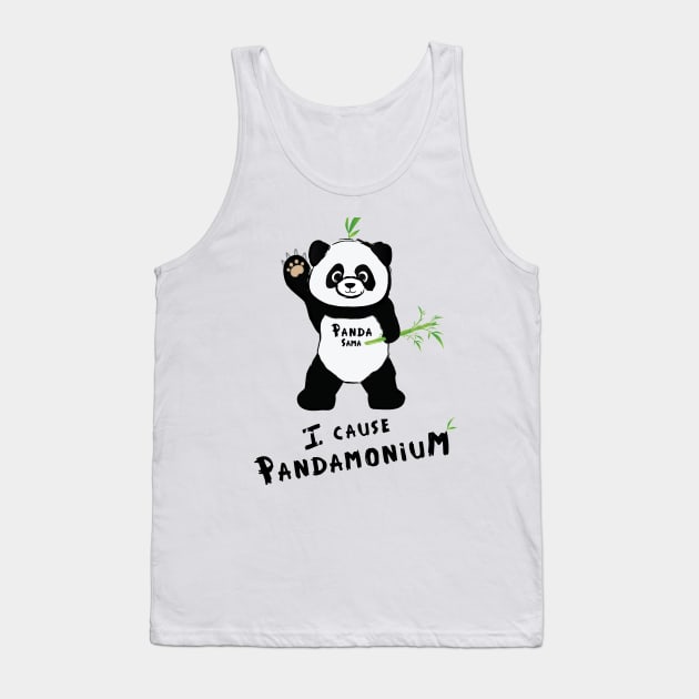 Pandamonium Tank Top by zhengzen